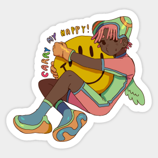 CARRY MY HAPPY! Sticker